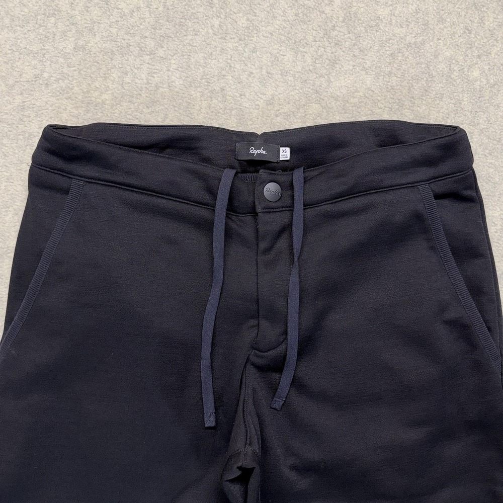 Rapha Transfer Trousers Mens XS Black Wool Blend Commuter Pants Cropped - Picture 4 of 10